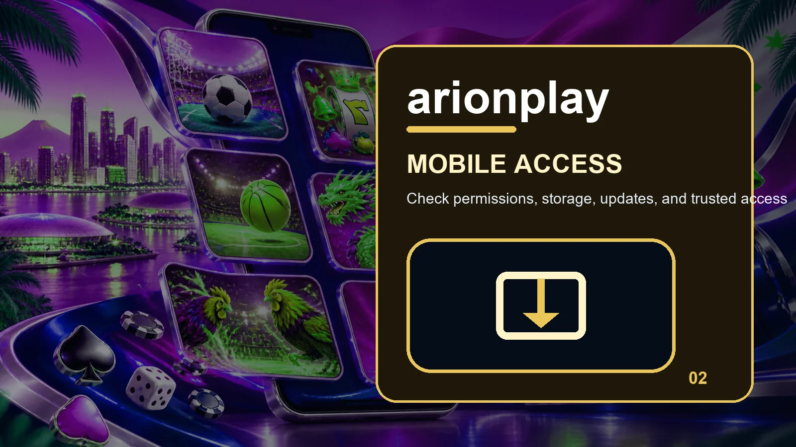 arionplay download full-width visual guide 2